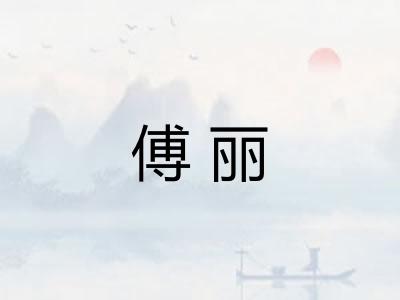 傅丽