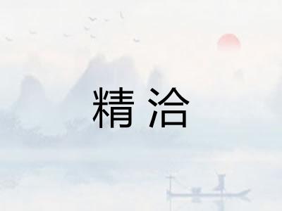 精洽