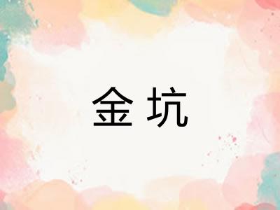 金坑