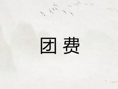 团费