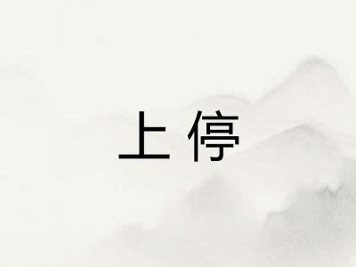 上停