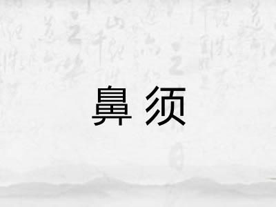 鼻须
