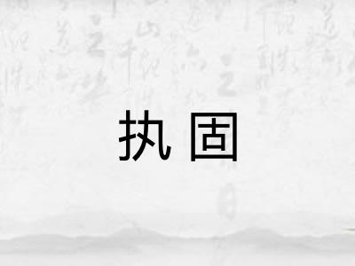 执固