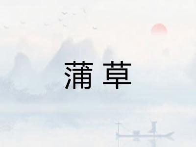 蒲草