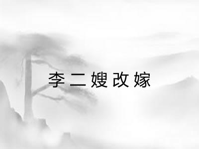 李二嫂改嫁