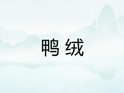 鸭绒