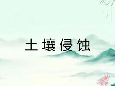 土壤侵蚀
