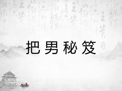 把男秘笈