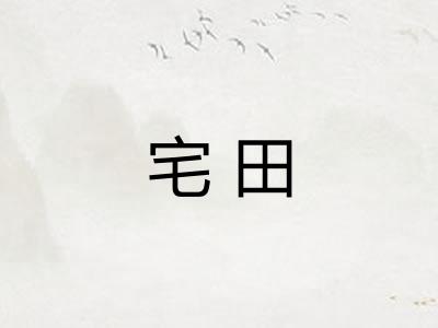 宅田