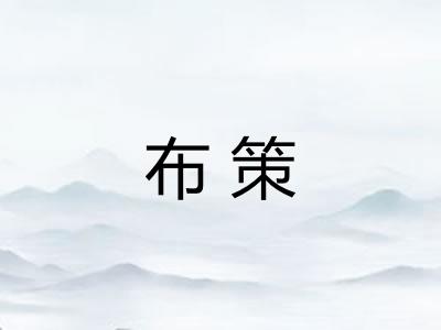 布策