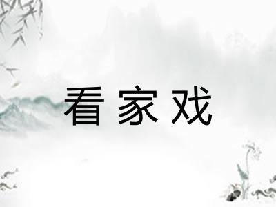 看家戏
