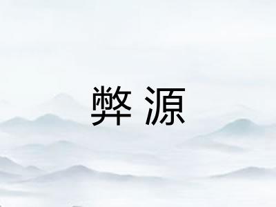 弊源