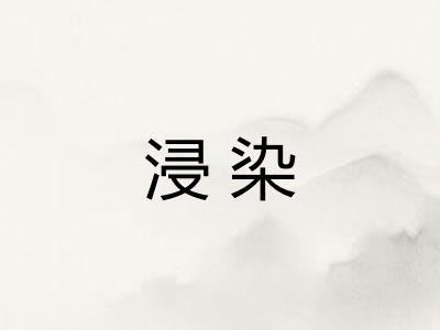 浸染