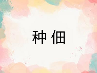 种佃