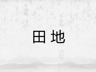 田地