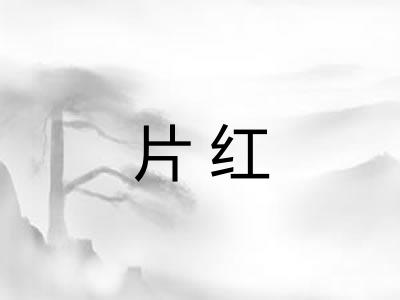 片红