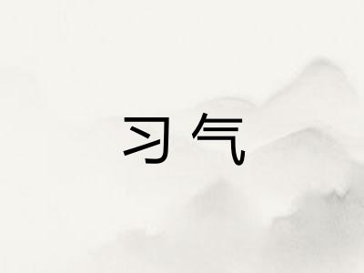 习气