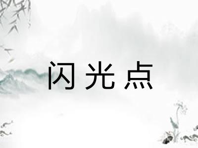 闪光点