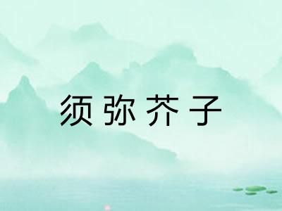 须弥芥子