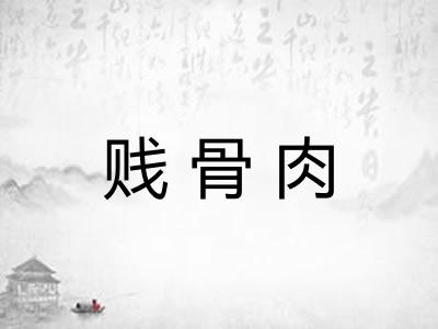 贱骨肉