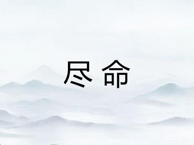 尽命