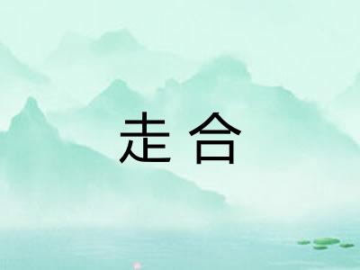 走合