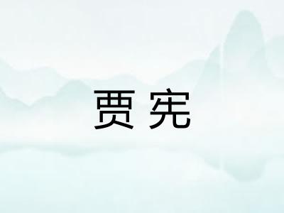 贾宪