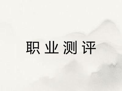 职业测评