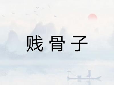 贱骨子