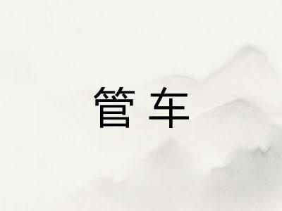 管车