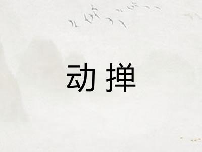 动掸
