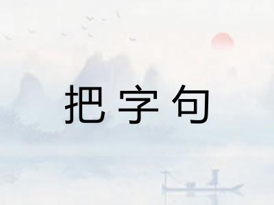 把字句