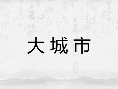 大城市