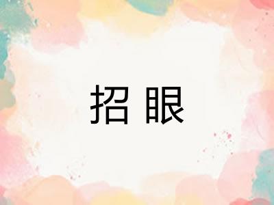 招眼