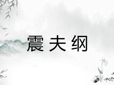 震夫纲