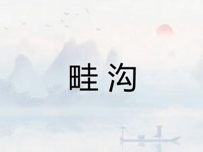 畦沟