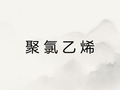 聚氯乙烯