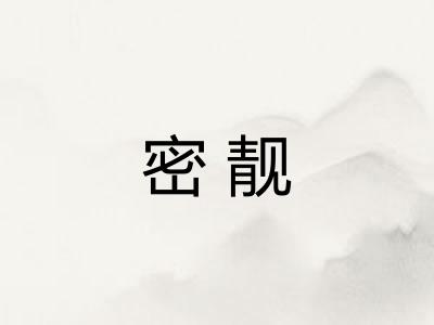 密靓