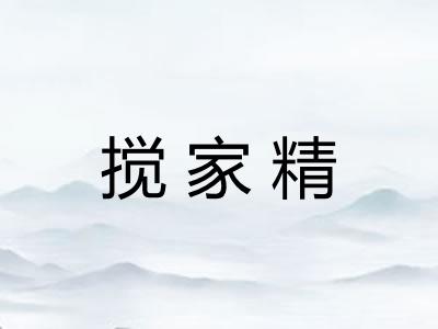 搅家精
