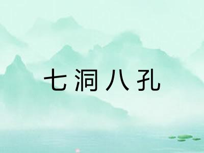 七洞八孔