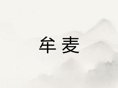 牟麦