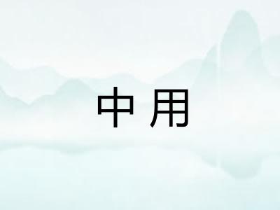 中用