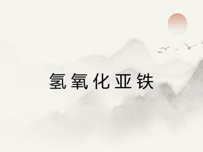 氢氧化亚铁