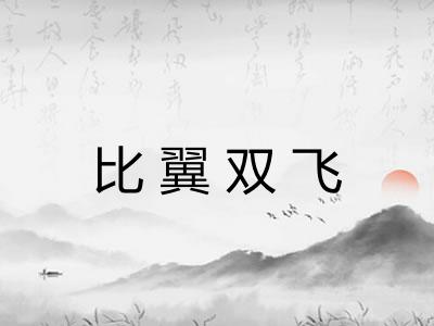 比翼双飞