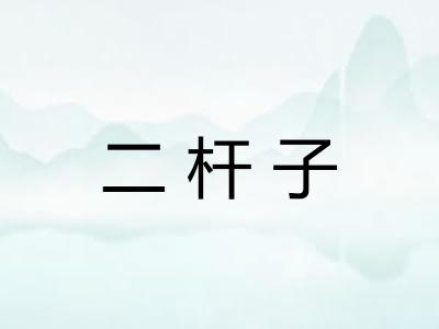 二杆子