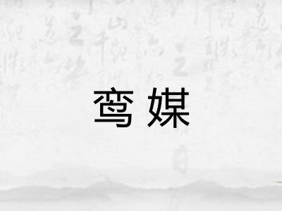 鸾媒