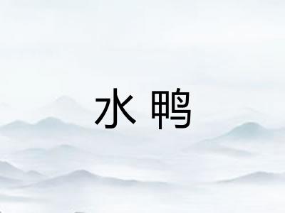 水鸭