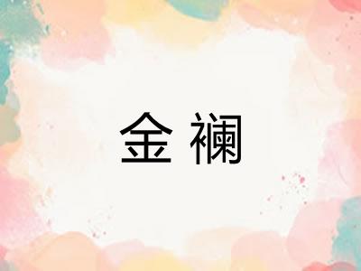 金襕