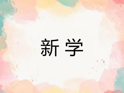 新学