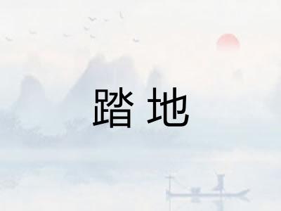 踏地